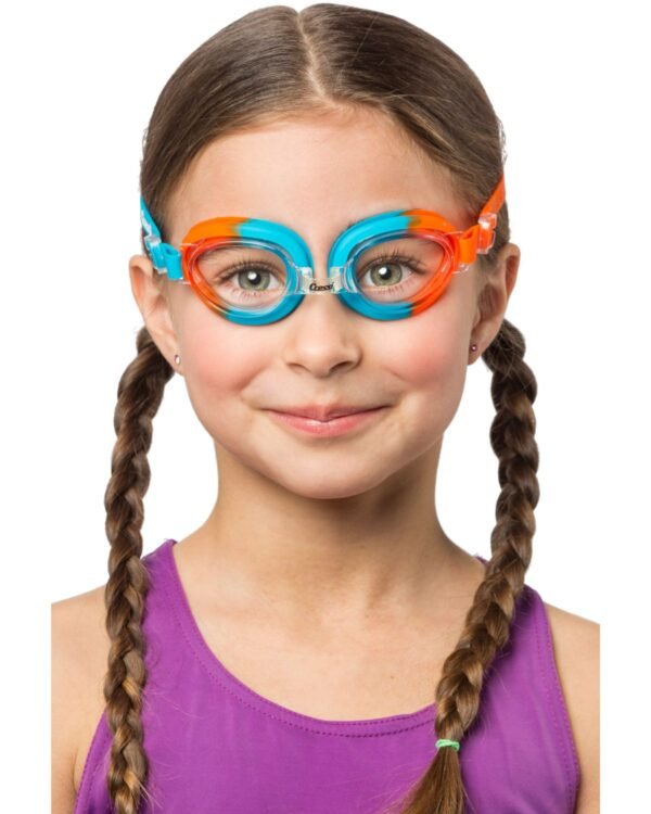 Gafas de Natación Cressi Starfish Naranja/Azul | Cómodas y Seguras para Niños de 4 a 8 Años - Image 2
